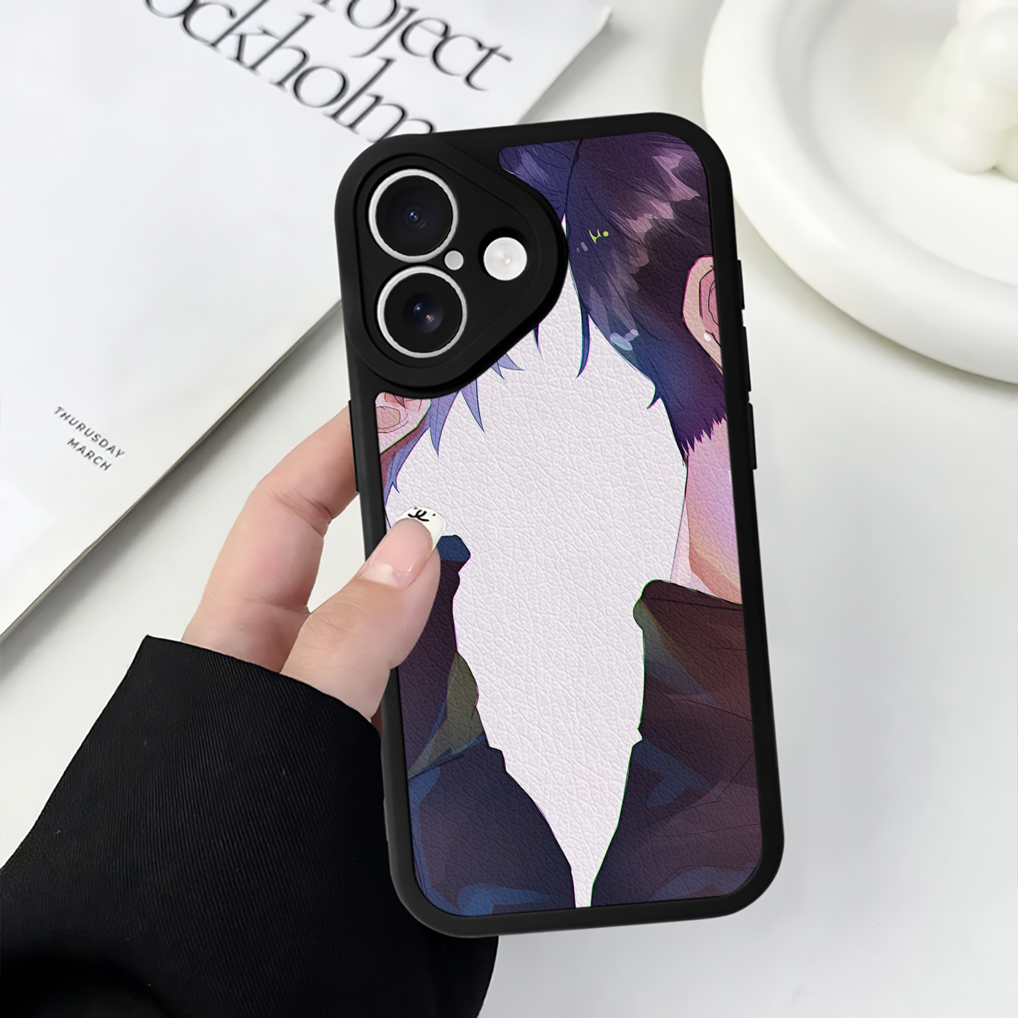 （画像用） SPY×FAMILY间谍家家酒 【iPhone 16シリーズ対応】シリコンスマホケース（レザー調） 材質：シリコン
